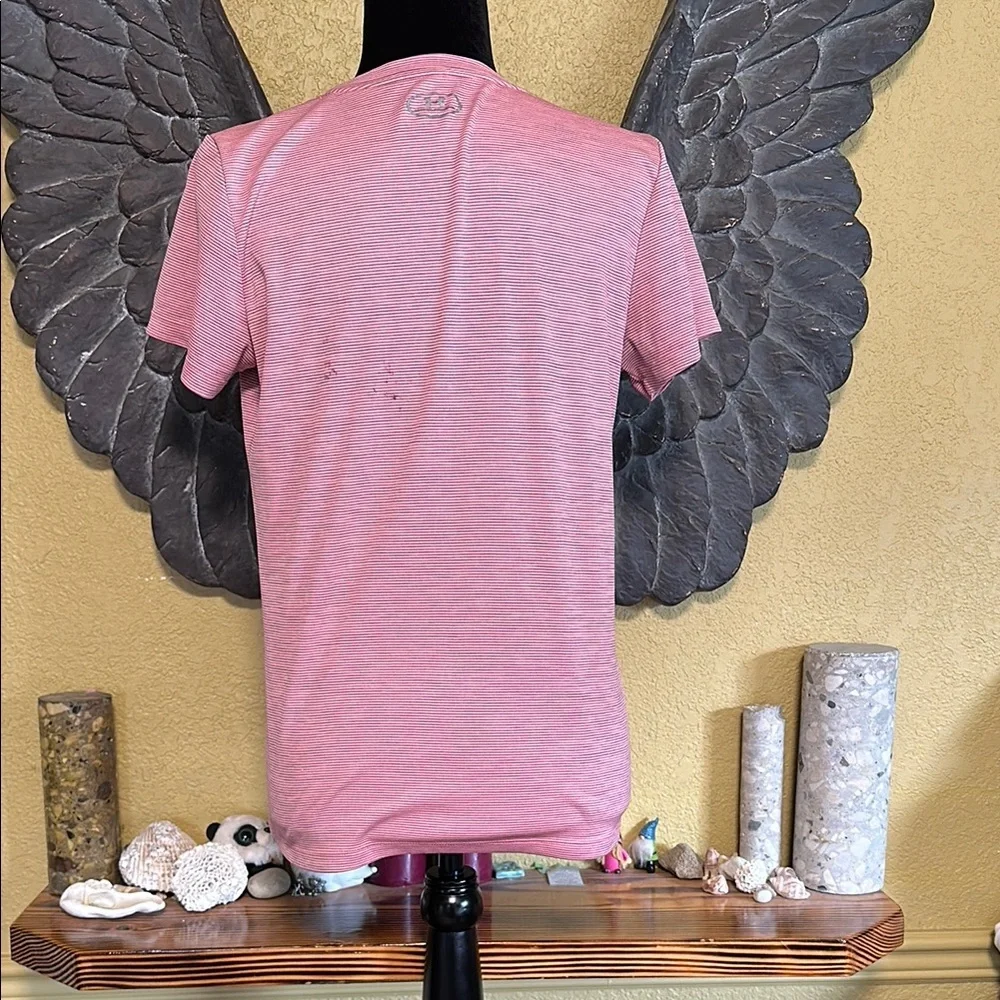 Under Armour Pink Fitted Short Sleeve T-Shirt - Picture 5 of 7
